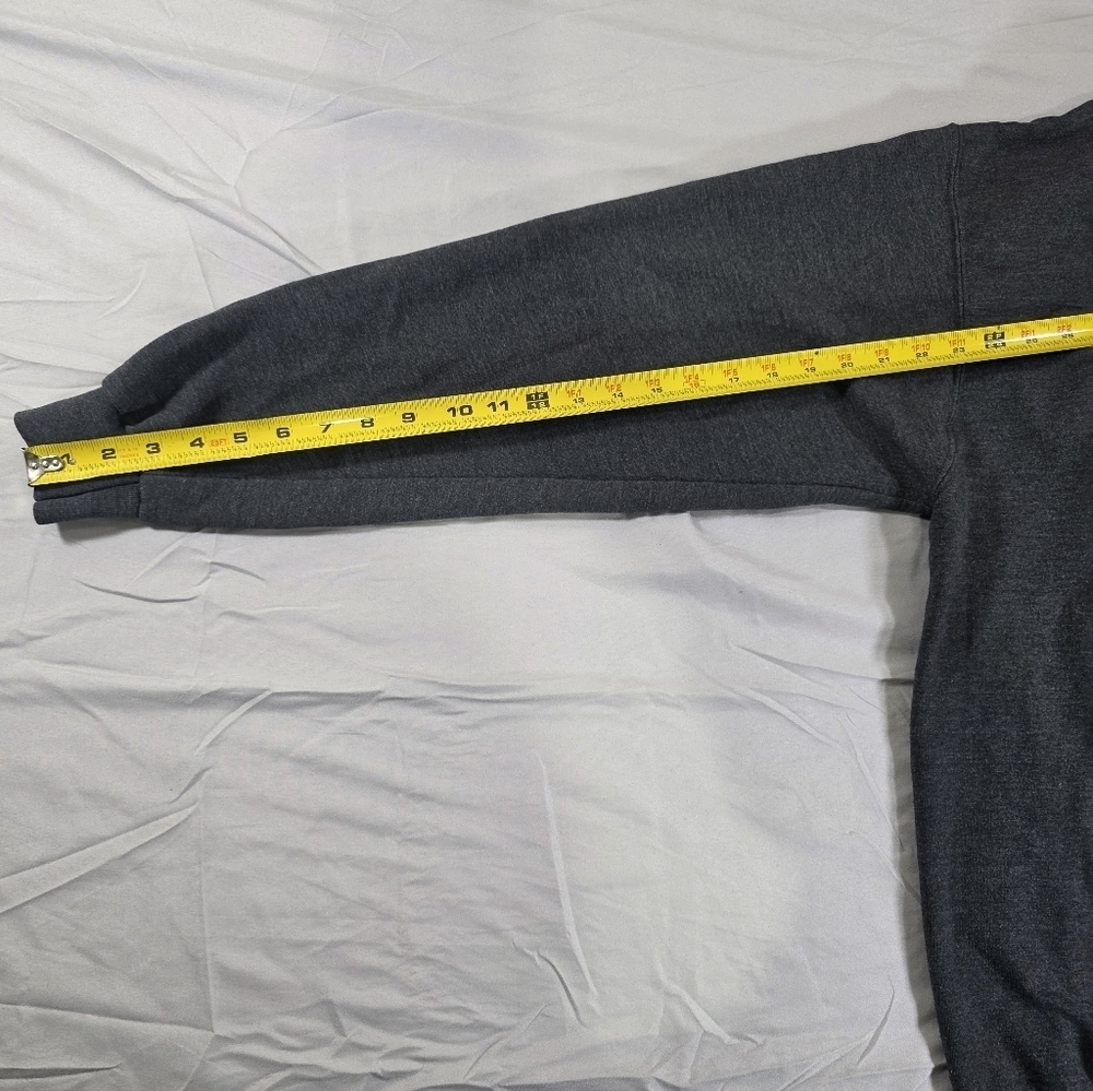 Champion Men's Dark Gray St. John Fisher College Crewneck Sweater - Picture 7 of 8